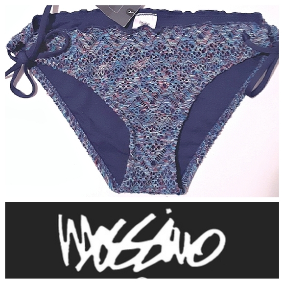 Mossimo Supply Co. Other - NWT- Mossimo Blue Crocheted Bikini Bottom-S